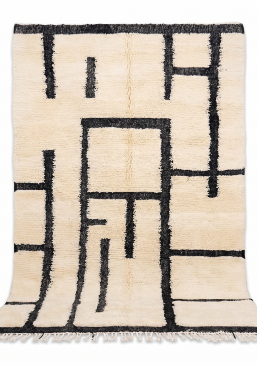 Modern Geometric Black and White