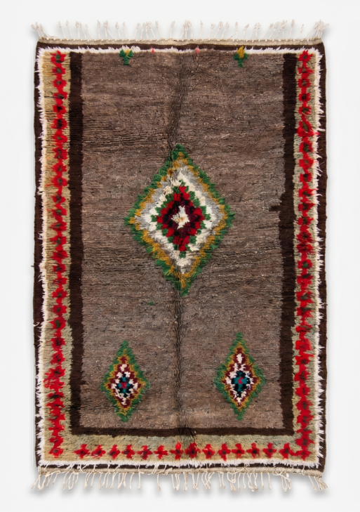 Handwoven Vintage Moroccan Berber Rug