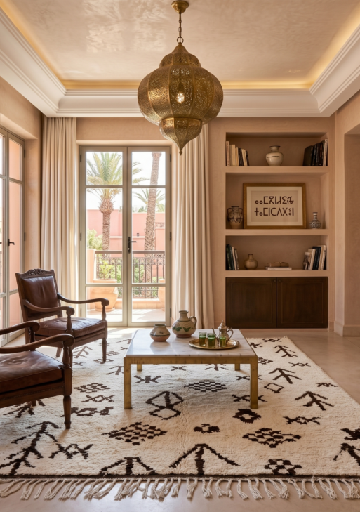 Handmade Beni Ourain Moroccan Rug