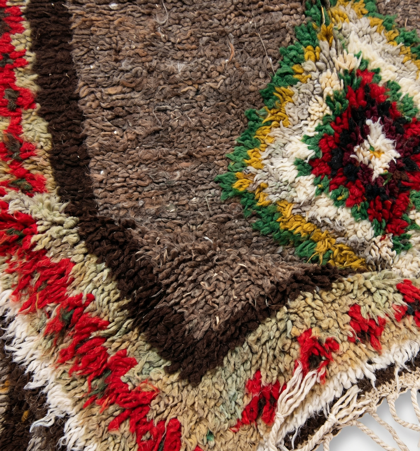 Handwoven Vintage Moroccan Berber Rug - Image 2